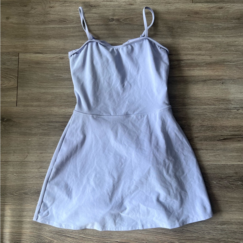 ALO Yoga Courtside sport dress in Lilac blue